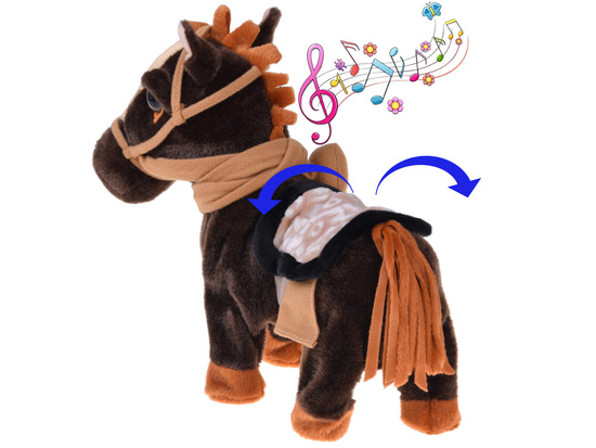 Interactive COWBOY HORSE walks, neighs, and dances. Country ihaaa! ZA5772