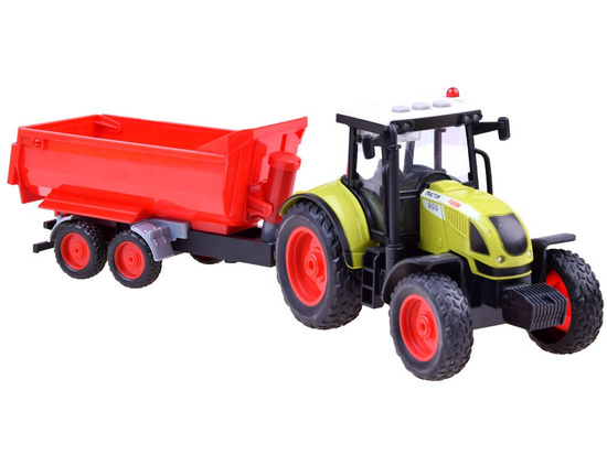 Toy Tractor and trailer agricultural machinery ZA2436