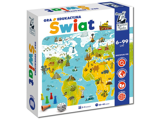 Kapitan Nauka Educational game World GR0477