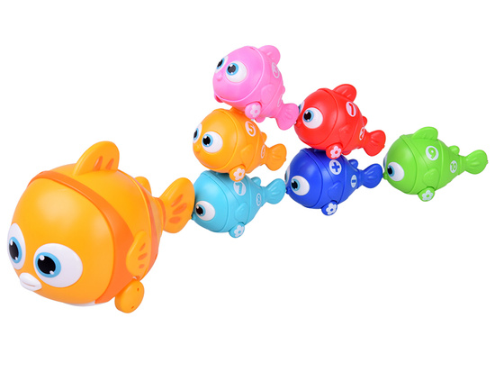 Interactive FISH FAMILY Set + fishing rod and magnet fishing ZA6016