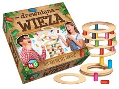Multigra Gra zręcznościowa DREWNIANA WIEŻA GR0528