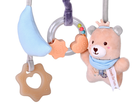 Crib Hanging Toy with Teddy and Teether – Newborn Gift ZA5878