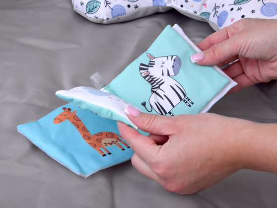 Play mat with arch and toys + braided braid OTULACZ ZA5875
