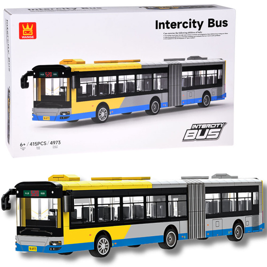 Technical blocks articulated city bus 415 pieces ZA5677