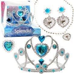 Frozen Set LAND OF FROST Elsa Jewelry Crown for Princess ZA1669