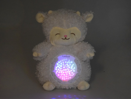 Soft SHEEP Star Projector - 20 different lullabies + sounds ZA5750