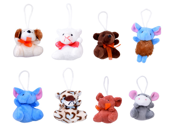 Christmas ADVENT CALENDAR - plush animals pendants ZA5857