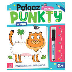 Connect the dots and see! At the zoo. Erasable marker KS0967