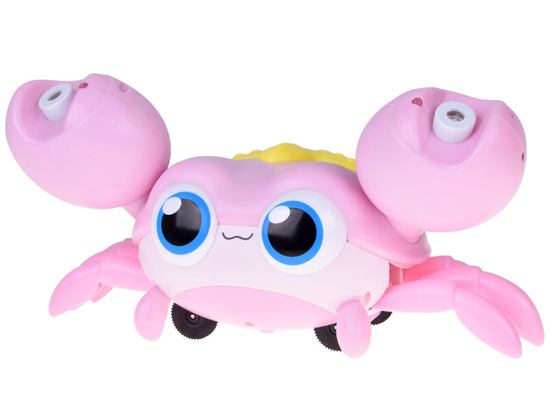 Adorable walking crab on soap bubbles slot machine with lights game ZA5717