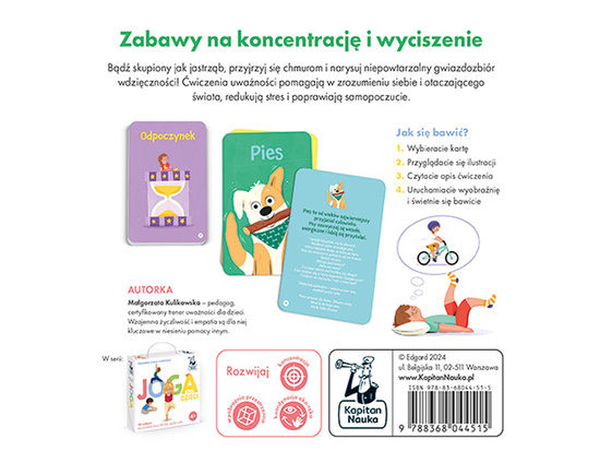 Kapitan Nauka Uważność dla dzieci. Trening mindfulness zabawa na koncentracje KS1037