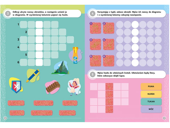 Aksjomat Krzyżówki ortograficzne z magiczną lupą 7+ KS1073