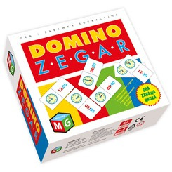 Multigra Gra edukacyjna Domino Zegar GR0388