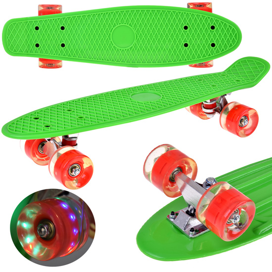 LED Skateboard with Light-Up Wheels for Skatepark Riding SP0825