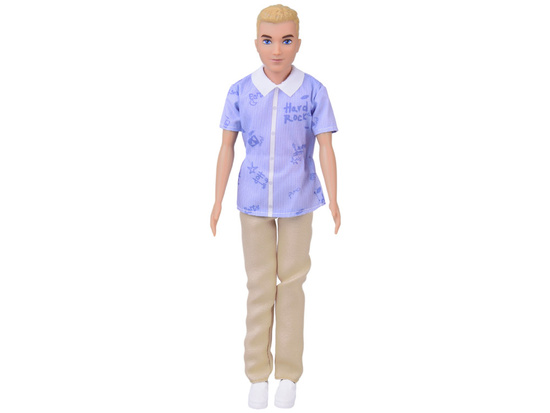 Anlily Doll boy BLOND Paulo in shirt and light trousers ZA6006 A