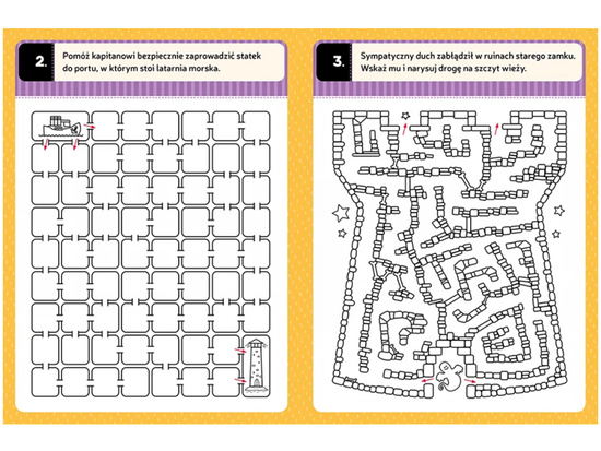 Aksjomat Labirynty. Łamigłówki przedszkolaka KS1079