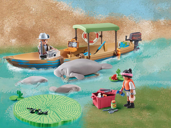 Playmobil 71010 Boat Trip - Wiltopia. Set of 71 pieces ZA5997