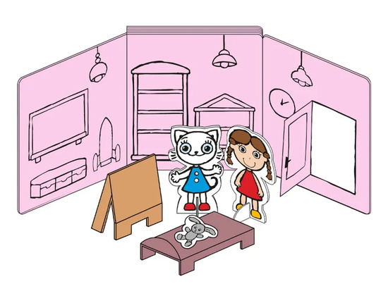 Media Family Kitty Cat Kindergarten KS1268