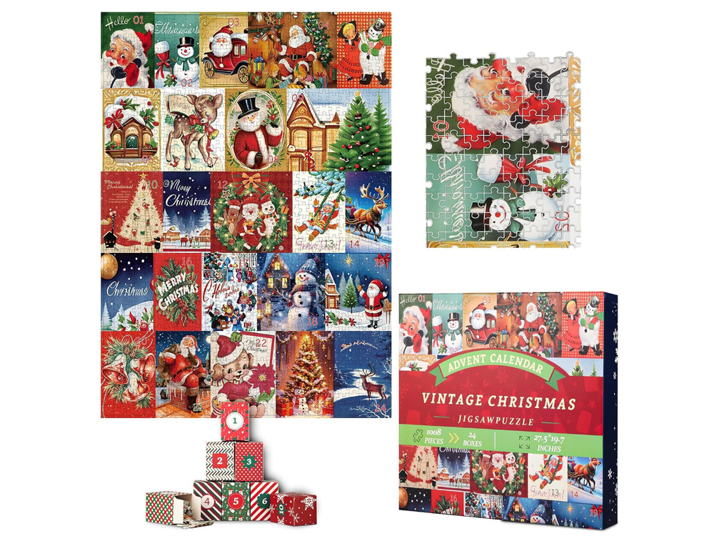 Kalendarz adwentowy PUZZLE - 24 świąteczne układanki w stylu VINTAGE ZA5885 pol_pl_Kalendarz-adwentowy-PUZZLE-24-swiateczne-ukladanki-w-stylu-VINTAGE-ZA5885-22605_10