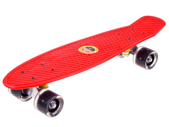 FISZKA skateboard for children up to 50kg LED glowing wheels SP0575