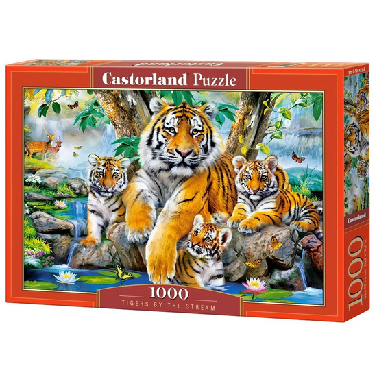 Tigers by the Stream 1000 Piece Puzzle C-104413-2