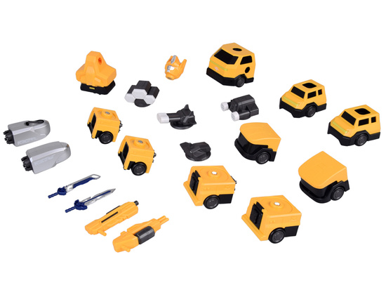 Magnetic Transformer Robot Toy – large action figure – accessories ZA6009