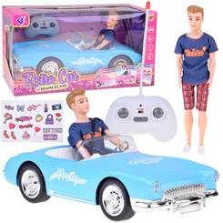 Remote Control Car Retro Cadillac with Doll – Stylish Driver, Ride with Class RC0746