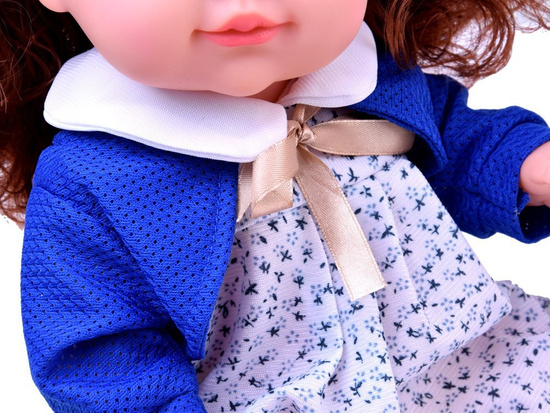 Lovely soft doll with hair speaks crows ZA2407