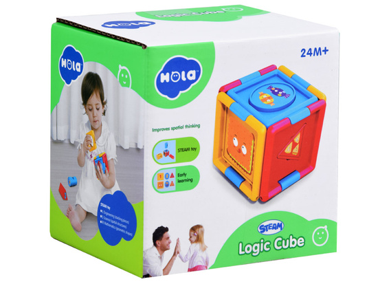 Educational fold-out puzzle cube ZA4539