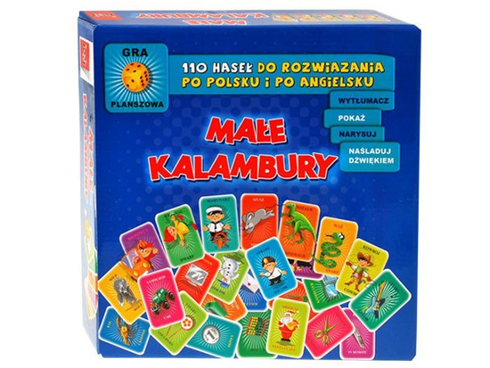 Java Party game SMALL CHARACTERS - 110 Polish-English phrases GR0245