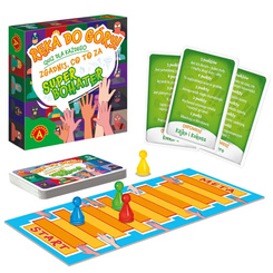 Alexander Pocket Board Game Quiz Hands Up! Guess the Superhero GR0810