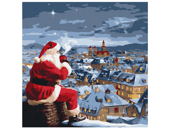 Painting by numbers 40 x 40 cm KHO8352 Christmas Night AP0099