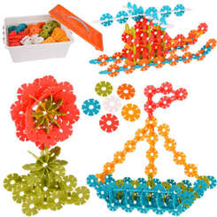Large set of 3D construction blocks STARS 506 pieces ZA4812