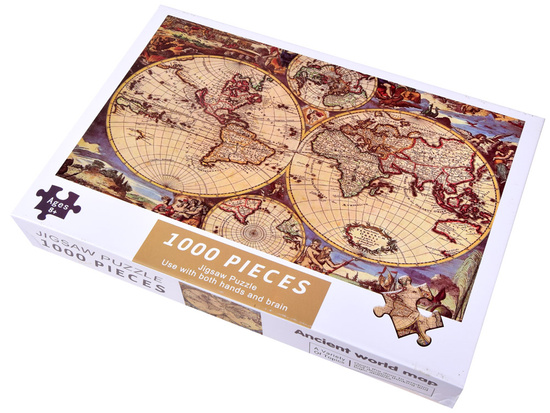 Puzzle ancient old WORLD MAP 1000 pieces ZA3963