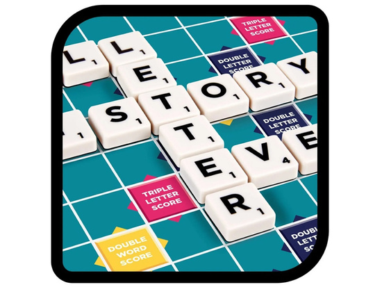 Mattel Scrabble Word Game 2in1 (Polish Edition) - Remastered Version GR0828