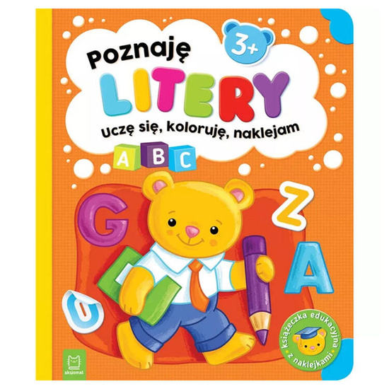 I learn letters. I learn, I color, I stick. 3+ KS0978