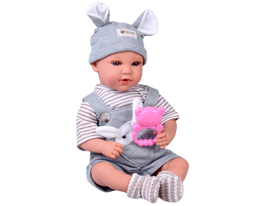 Interactive BOBAS doll 46cm - in blue shorts + accessories ZA5835