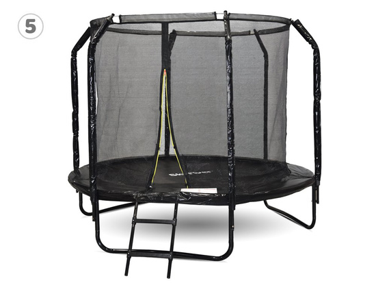 Trampolina ogrodowa SkyFlyer + drabinka 8FT 244cm