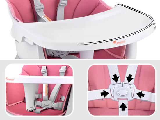 High chair, feeding chair Set 6in1 ZA4142