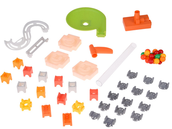 63-piece marble run, marble run, marble slide ZA5980