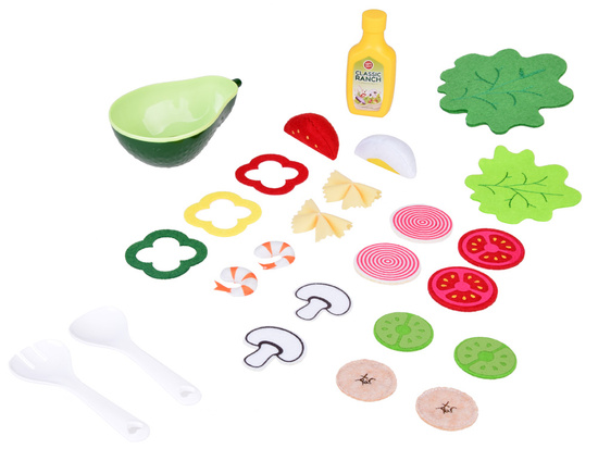 SOFT Salad Maker Set Material Vegetables Avocado ZA5243