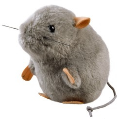 Mouse mascot gray 13cm 13850