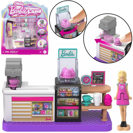 Mattel Mini Barbie Land Sugar Bowl Doll + Confectionery and Accessories ZA6041 C