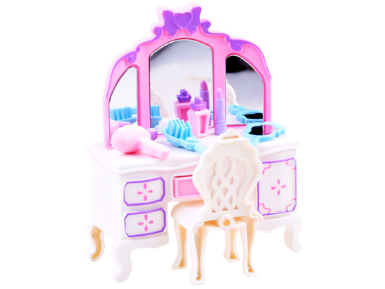 Furniture for the doll's house, bathroom, bedroom ZA3968