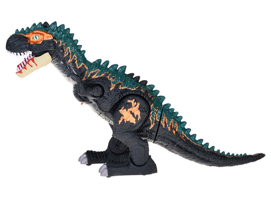 Large robot dinosaur walks, roars, LAYS EGGS, light effects pair ZA5716