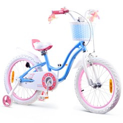 RoyalBaby STAR GIRL girls' bicycle 18" basket side wheels RB18G-1