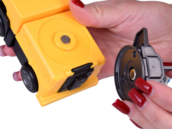 Zabawka Robot Magnetyczny Transformer 2w1– duża figurka – akcesoria ZA6009