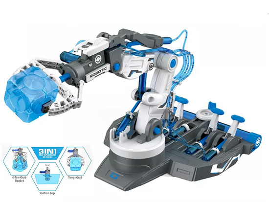 Educational kit - DIY ROBOT 3in1 Hydraulic arm 220 pcs ZA4199