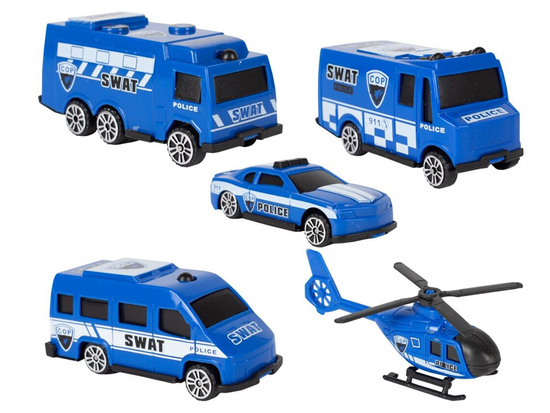 Large electric train track POLICE 92 pieces ZA4436