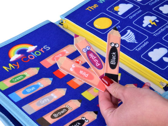 Material educational manipulation book + marker board ZA6024