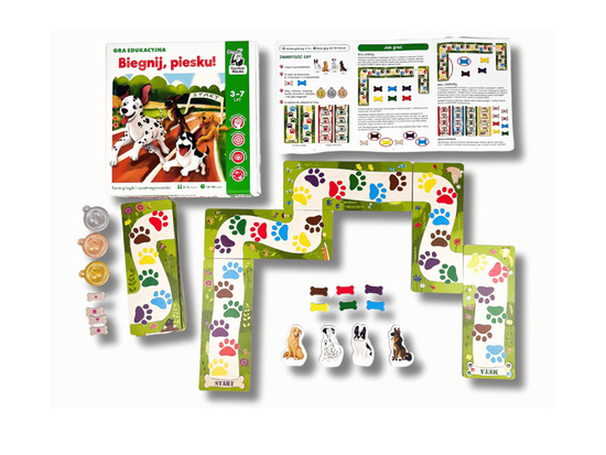 Kapitan Nauka Biegnij, piesku! Gra edukacyjna - logika i spostrzegawczość GR0734